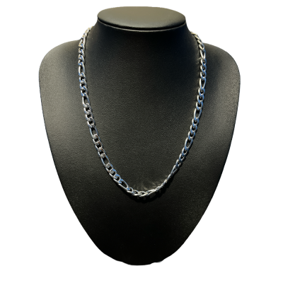 Κολιέ αλυσίδα Link ασημί