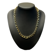 Κολιέ αλυσίδα Unisex χρυσή
