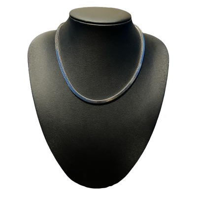 Κολιέ αλυσίδα M&W ασημί