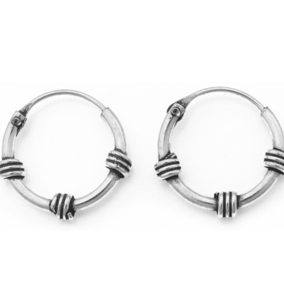 Μικρά κρικάκια Boho ασημί Μικρά κρικάκια Boho ασημί