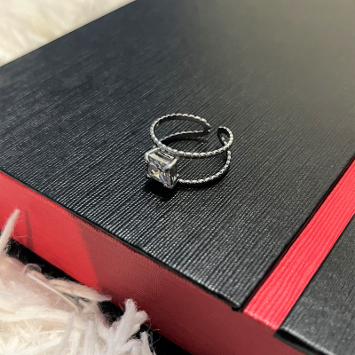 Δαχτυλίδι Lady ασημί