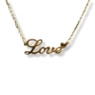 Κολιέ Love χρυσό