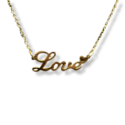 Κολιέ Love χρυσό