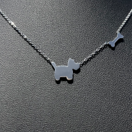 Κολιέ Dogo ασημί