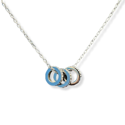 Κολιέ Cassia ασημί