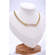 Κολιέ Tag χρυσό