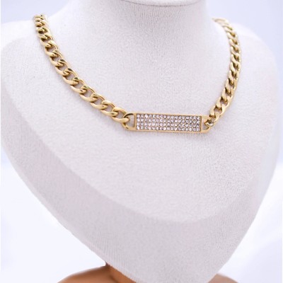 Κολιέ Tag χρυσό