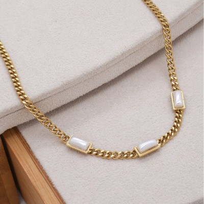 Κολιέ Pearly χρυσό