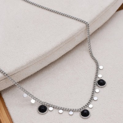 Κολιέ Tara ασημί