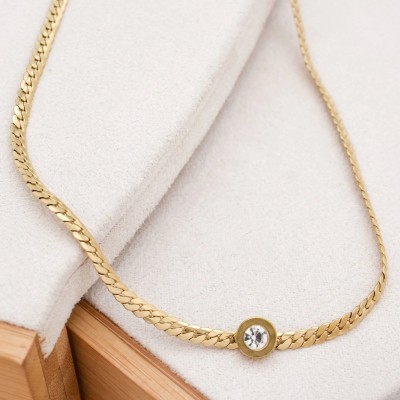 Κολιέ Spotlight χρυσό