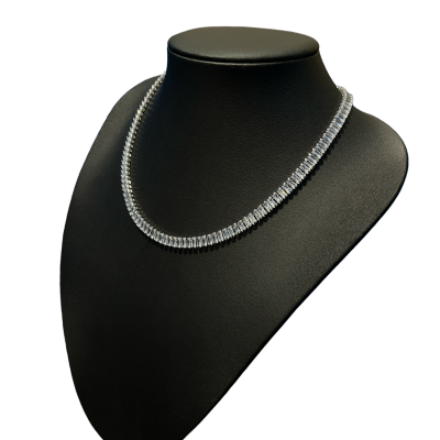 Κολιέ Iris ασημί