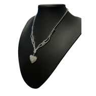 Σετ κολιέ και σκουλαρίκια My Heart ασημί Σετ κολιέ και σκουλαρίκια My Heart ασημί