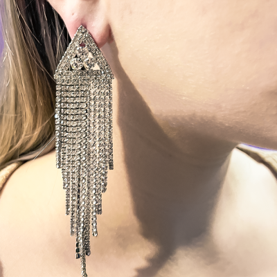 Σκουλαρίκια Ellie ασημί