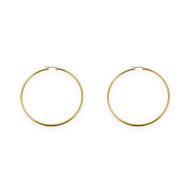 Σκουλαρίκια Night Loops Large χρυσά