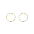 Σκουλαρίκια Night Loops Medium χρυσά