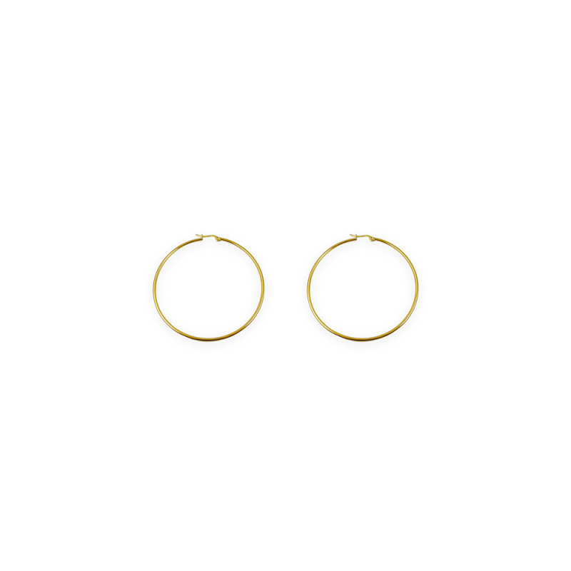 Σκουλαρίκια Night Loops Small χρυσά