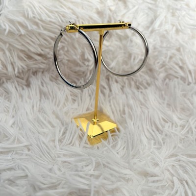 Σκουλαρίκια Moon ασημί