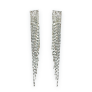 Σκουλαρίκια Lara ασημί