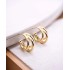 Σκουλαρίκια Triple Hoops χρυσά