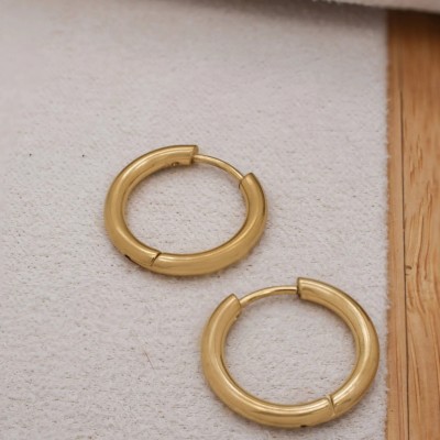 Σκουλαρίκια Hoops χρυσά