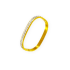 Χρυσό βραχιόλι Evie