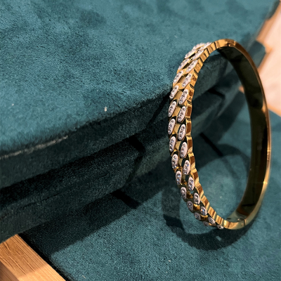 Χρυσό βραχιόλι Dots