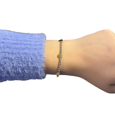 Βραχιόλι Cuore χρυσό