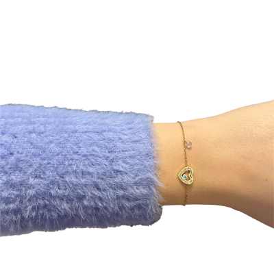 Βραχιόλι Safe Heart χρυσό