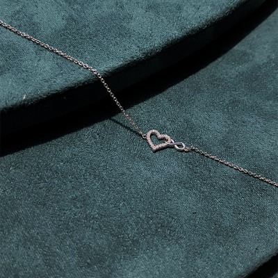 Βραχιόλι Binding ασημί