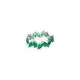 Δαχτυλίδι Emerald Stone ασημί Δαχτυλίδι Emerald Stone ασημί